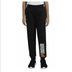 NWT Girl's Puma Black Joggers Pants